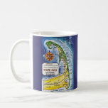 Cape Cod  National Seashore Map Mug<br><div class="desc">A vintage map of Cape Cod Massachusett's National Seashore repurposed on a coffee mug.</div>