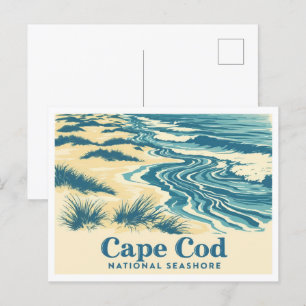 Cape Cod National Seashore Massachusetts Travel Postcard