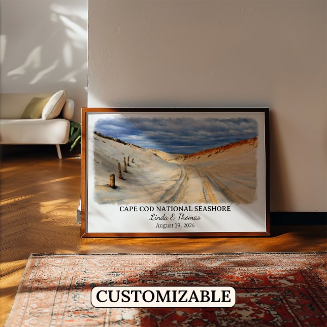 Cape Cod National Seashore Massachusetts Watercolo Poster (Creator Uploaded)