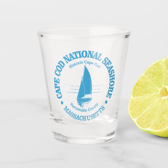 Cape Cod NS (sailboat) Shot Glass (Front)