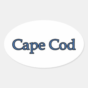 Cape Cod Oval Sticker