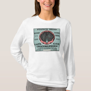Cape Cod Peacock Brand Cranberry Label T-Shirt