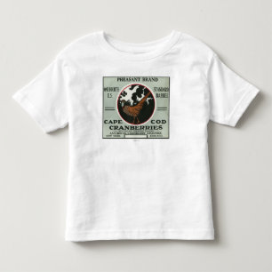 Cape Cod Pheasant Brand Cranberry Label Toddler T-Shirt