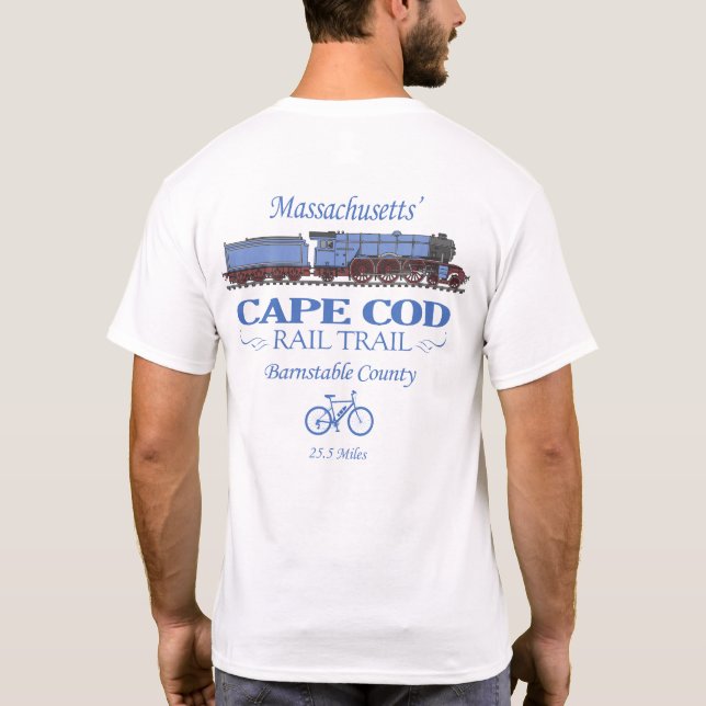 Cape Cod Rail Trail (RT2) T-Shirt (Back)