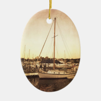 Cape Cod Sailboat Christmas Ornament