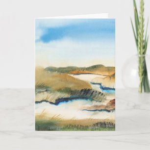 Cape Cod Sand Dunes Card
