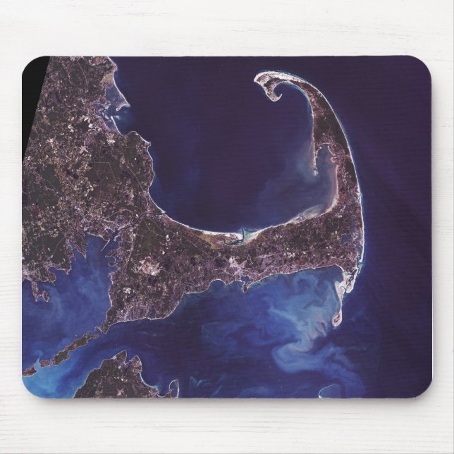 Cape Cod Satellite Photograph Mouse Mat (Front)