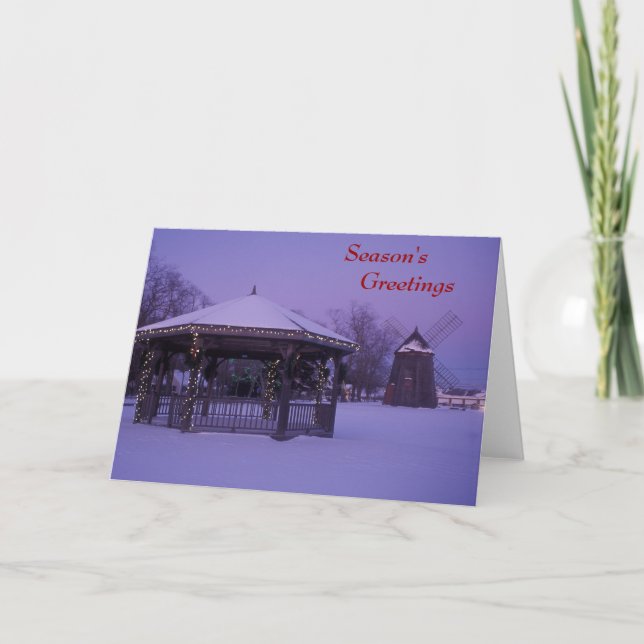Cape Cod Season's Greetings Holiday Card (Front)
