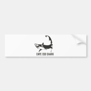 CAPE COD SHARK BUMPER STICKER