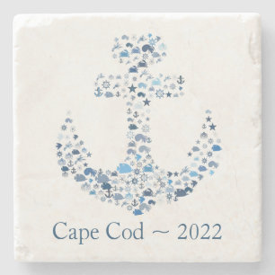 Cape Cod Souvenir Coaster - Customise
