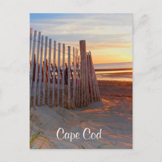 Cape Cod Sunrise Over Beach Brewster MA Post Card