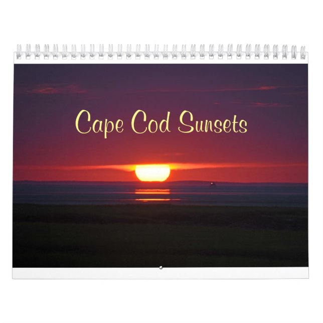 Cape Cod Sunsets Calendar (Cover)