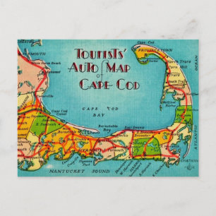 Cape Cod Tourists' Postcard
