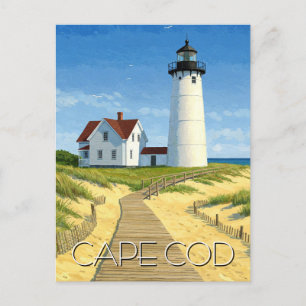 Cape Cod Travel Postcard