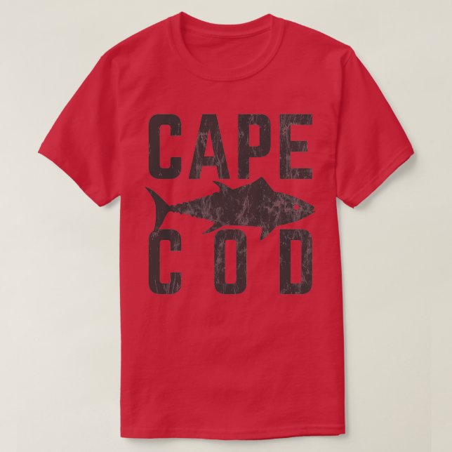 Cape Cod Tuna Triblend T-Shirt (Design Front)