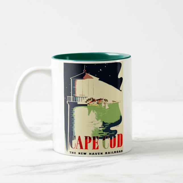 CAPE COD  Two-Tone COFFEE MUG (Left)