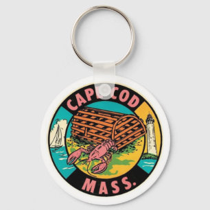 Cape Cod  Vintage Keychain