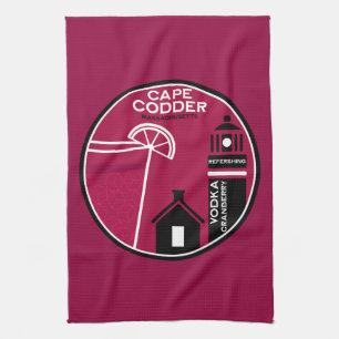 Cape Codder Cocktail Tea Towel