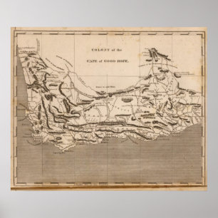 Cape Colony Map by Arrowsmith Poster