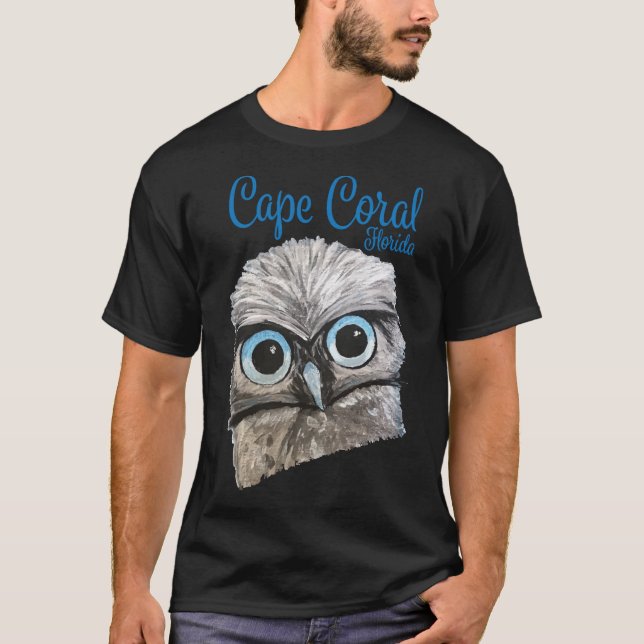 Cape Coral Florida Burrowing Owl  T-Shirt (Front)