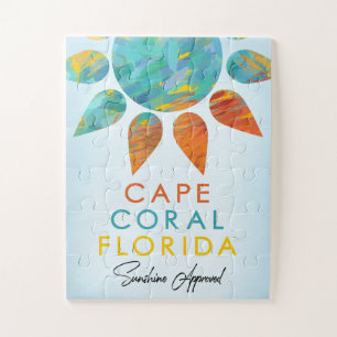 Cape Coral Florida Sunshine Travel Jigsaw Puzzle