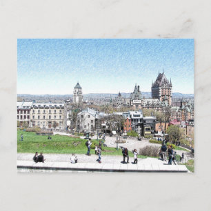 CAPE DIAMOND IN QUEBEC CITY  POSTCARD