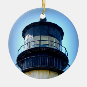 Cape Disappointment Lighthouse Ceramic Tree Decoration