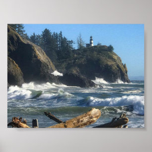 Cape Disappointment Lighthouse, WA Poster