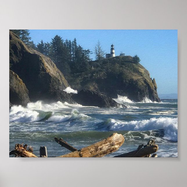 Cape Disappointment Lighthouse, WA Poster (Front)