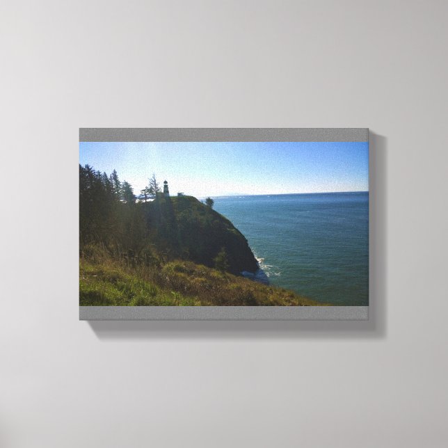 Cape Disappointment Lighthouse, Washington Canvas Print (Front)