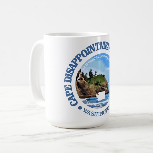 Cape Disappointment SP Coffee Mug (Front Left)