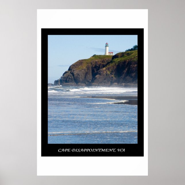 Cape Disappointment, WA Poster (Front)