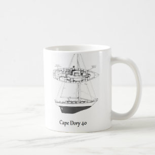 Cape Dory  40 Sailboat Mug