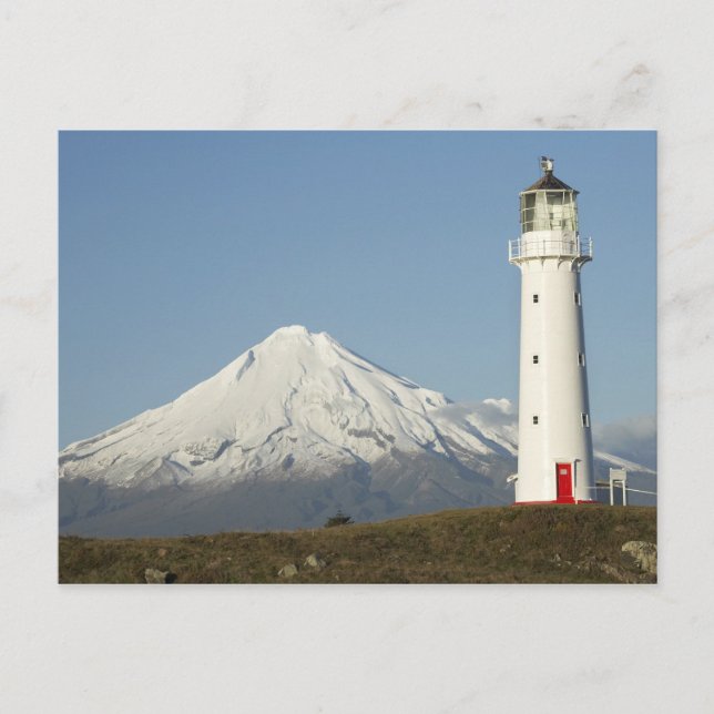 Cape Egmont Lighthouse and Mt Taranaki / Mt Postcard (Front)