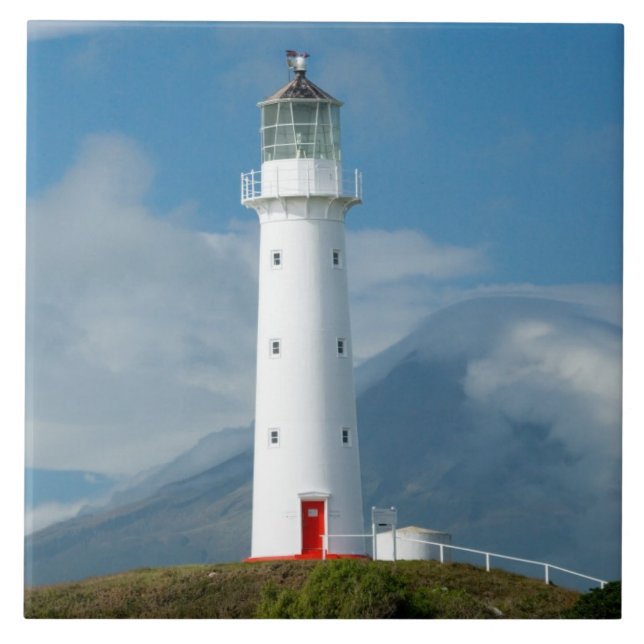 Cape Egmont Lighthouse and Mt Taranaki/Mt Tile (Front)