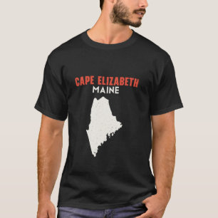 Cape Elizabeth Maine USA State America Travel Main T-Shirt