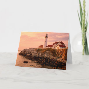 Cape Elizabeth   Portland Head Light   Maine Card
