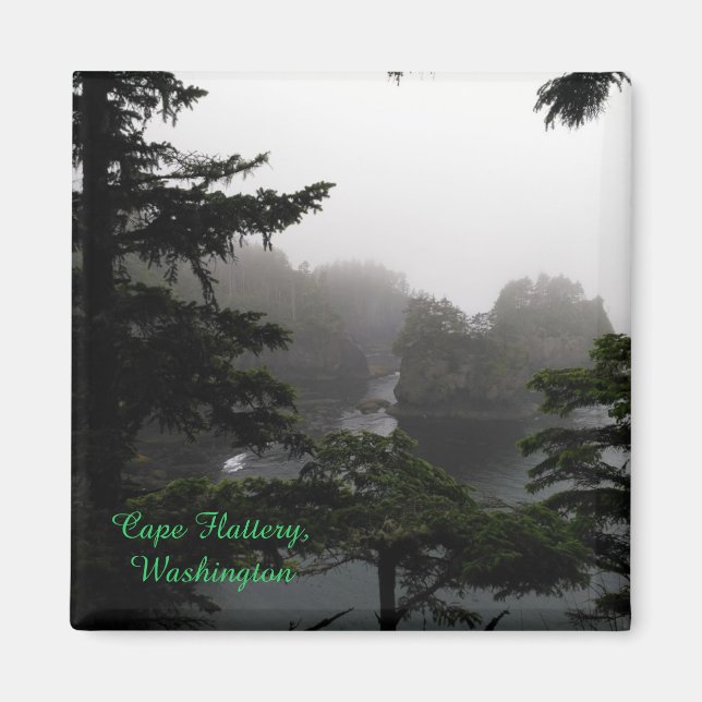 Cape Flattery in the rain magnet (Front)