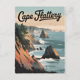 Cape Flattery Vintage Postcard