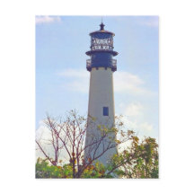 CAPE FLORIDA LIGHT POSTCARD