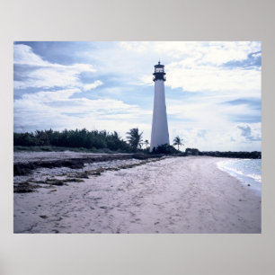 Cape Florida Lighthouse Poster