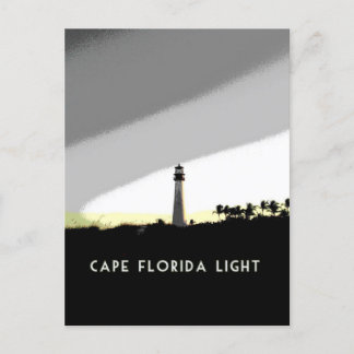 Cape Florida Lighthouse Poster Postcard