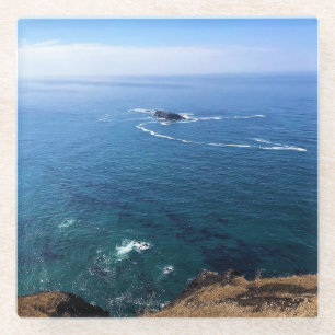 Cape Foulweather, Newport, Oregon Glass Coaster