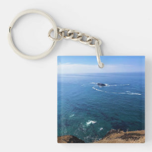 Cape Foulweather, Newport, Oregon Key Ring