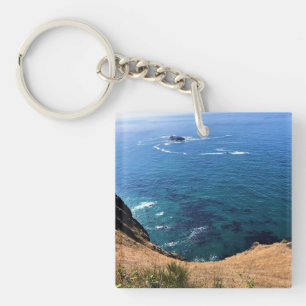 Cape Foulweather, Newport, Oregon Key Ring