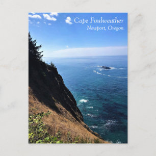 Cape Foulweather, Newport, Oregon Postcard