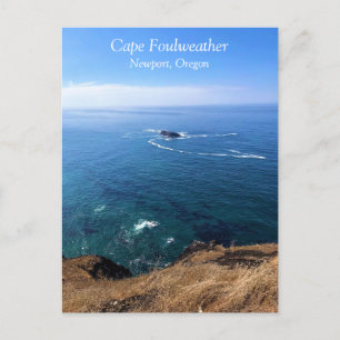 Cape Foulweather, Newport, Oregon Postcard