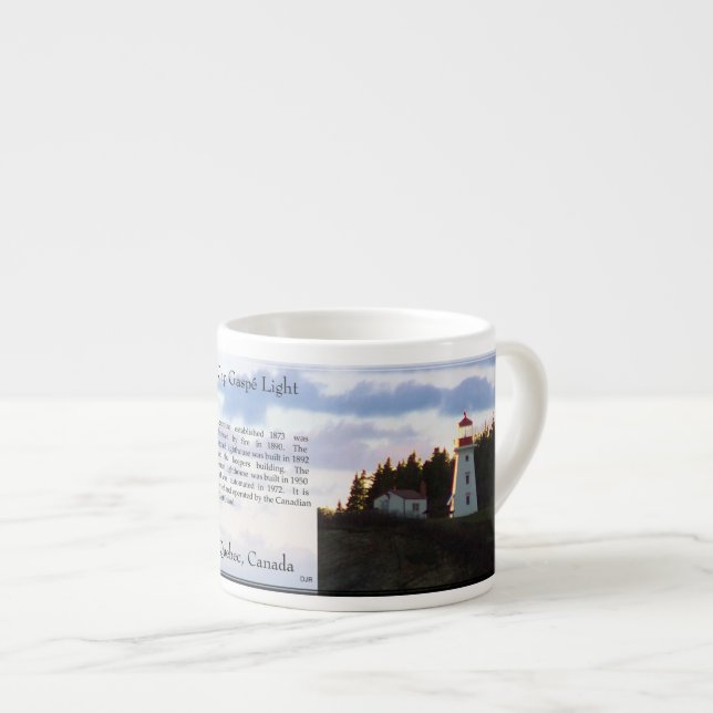 Cape Gaspe Light espresso mug (Front Right)