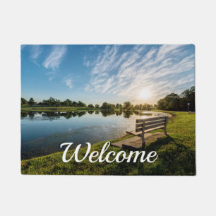 Cape Girardeau County Park Bench Welcome Mat