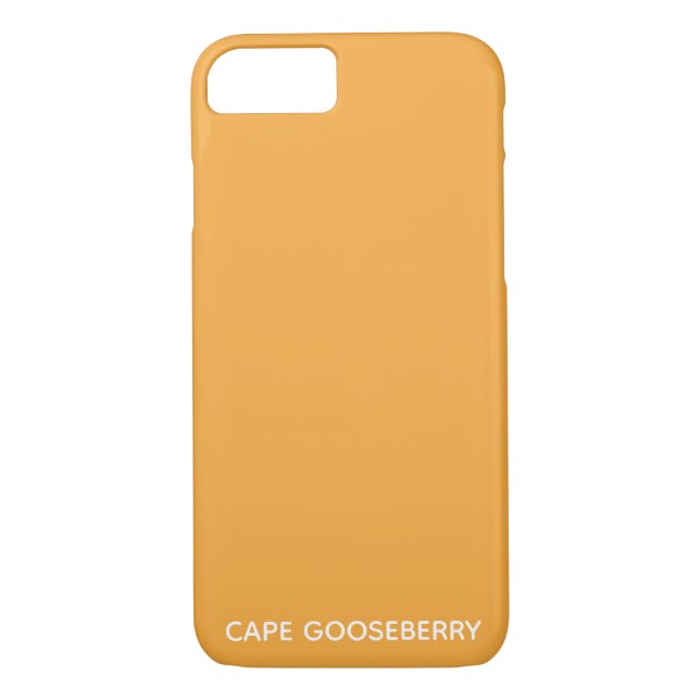 Cape Gooseberry yellow color name Case-Mate iPhone Case (Back)